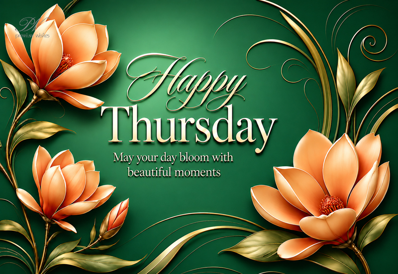Happy Thursday – May Your Day Bloom With Beautiful Moments