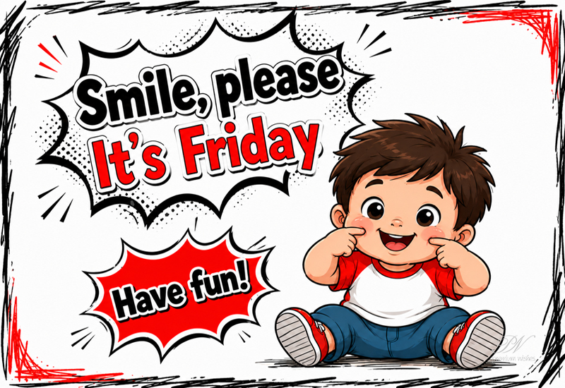 Smile Please, It’s Friday! – Happy Friday Have Fun Greeting Smile Please, It’s Friday! – Happy Friday Have Fun Greeting