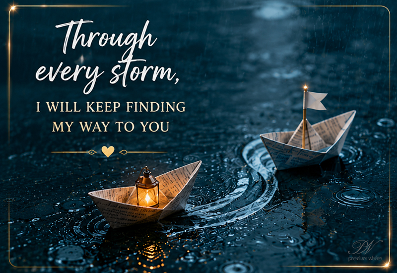Through Every Storm I Will Keep Finding My Way to You