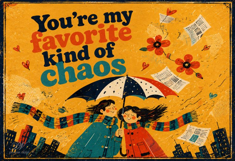 You Are My Favorite Kind of Chaos Love Message You Are My Favorite Kind of Chaos Love Message
