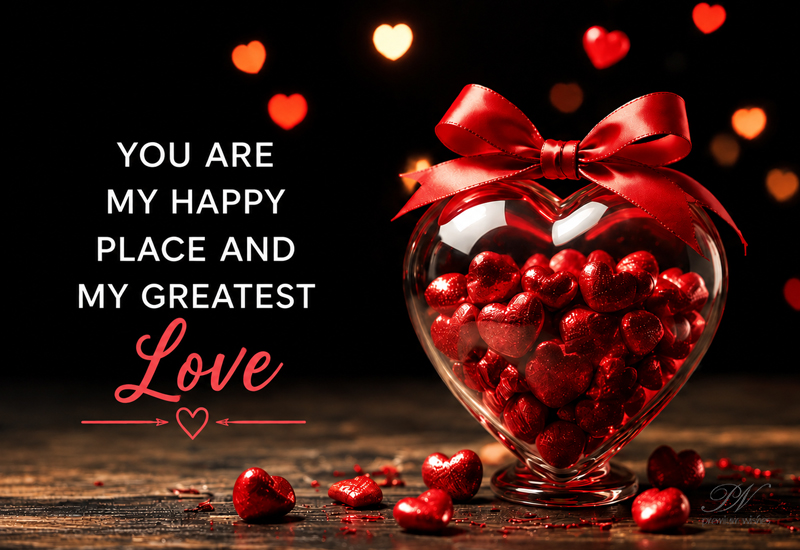 You Are My Happy Place and My Greatest Love – Romantic Quote