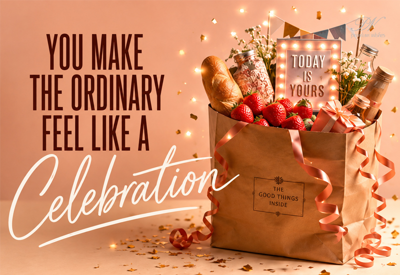 You Make the Ordinary Feel Like a Celebration – Love Quote You Make the Ordinary Feel Like a Celebration – Love Quote