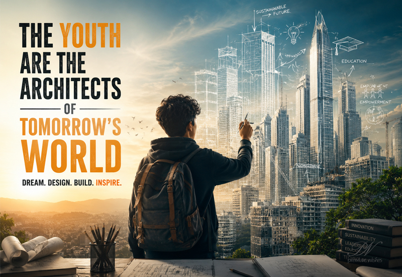 The Youth Are the Architects of Tomorrow’s World Quote