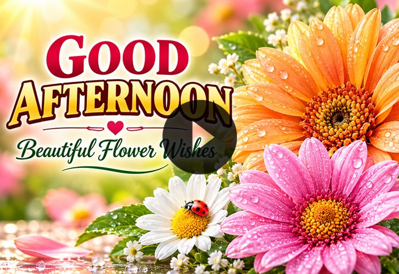 Beautiful Good Afternoon Wishes with Flowers Beautiful Good Afternoon Wishes with Flowers