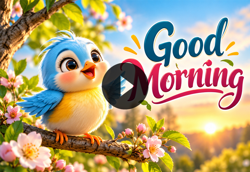 Good Morning Cute Bird Wishes Video – Start Your Day With a Smile Good Morning Cute Bird Wishes Video – Start Your Day With a Smile