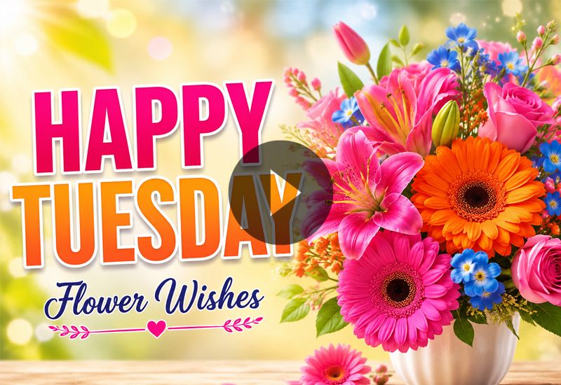 Happy Tuesday Wishes & Beautiful Flower Greetings Happy Tuesday Wishes & Beautiful Flower Greetings