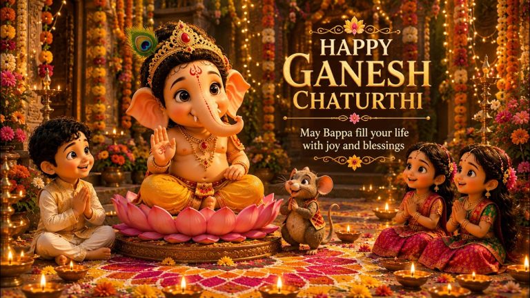 Happy Ganesh Chaturthi 2026 Video – Cute Baby Ganesha Wishes & Blessings Happy Ganesh Chaturthi 2026 Video – Cute Baby Ganesha Wishes & Blessings