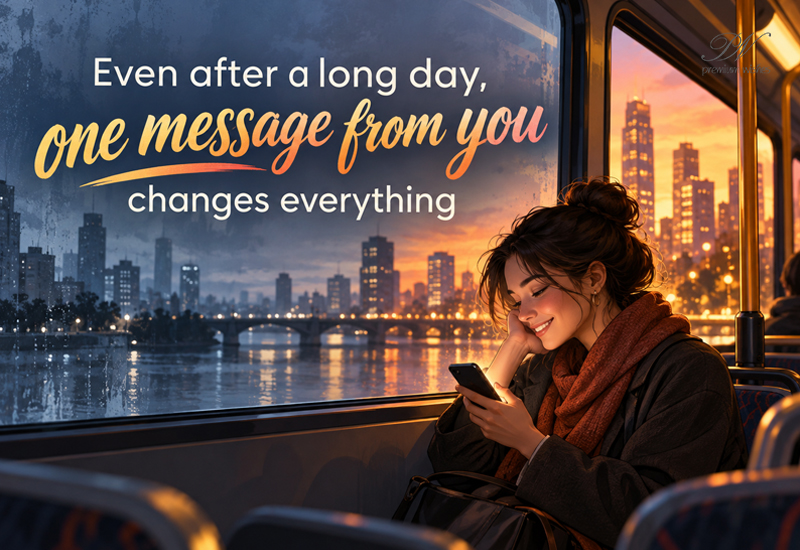 Even After a Long Day, One Message From You Changes Everything Even After a Long Day, One Message From You Changes Everything