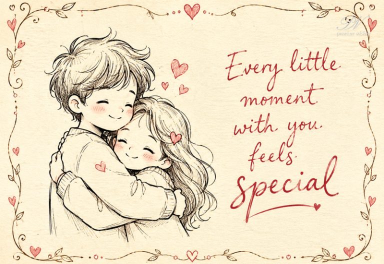 Every Little Moment With You Feels Special – Romantic Love Quote Every Little Moment With You Feels Special – Romantic Love Quote
