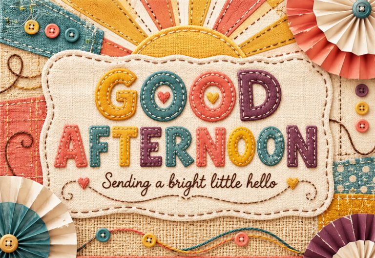Good Afternoon Wishes
