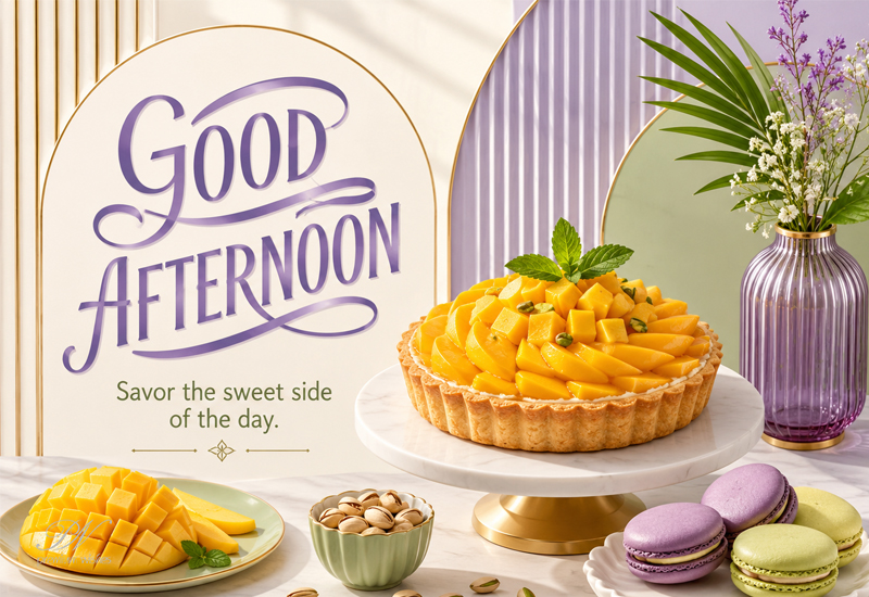 Good Afternoon – Savor the Sweet Side of the Day