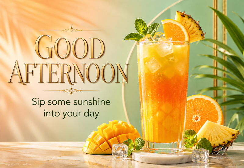 Good Afternoon – Sip Some Sunshine Into Your Day