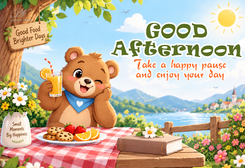 Good Afternoon – Take a Happy Pause and Enjoy Your Day Good Afternoon – Take a Happy Pause and Enjoy Your Day