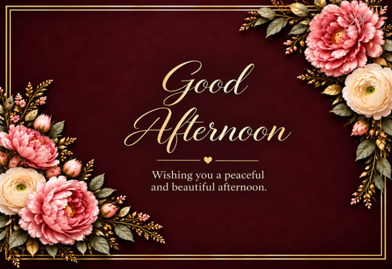 Good Afternoon Wishes