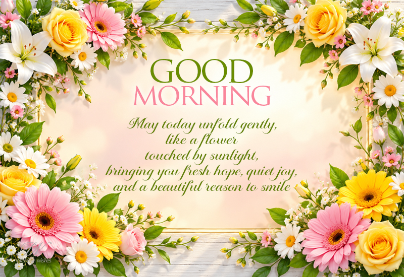 Good Morning Bloom With Hope