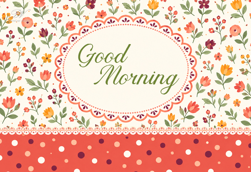 Good Morning Floral Greeting – Beautiful Morning Wishes Good Morning Floral Greeting – Beautiful Morning Wishes