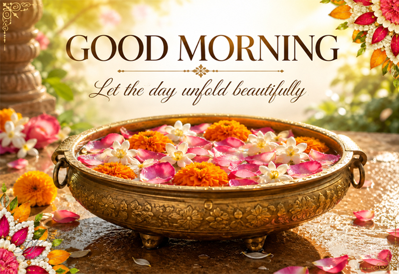 Good Morning – Let The Day Unfold Beautifully Good Morning – Let The Day Unfold Beautifully