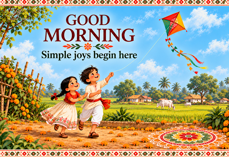 Good Morning – Simple Joys Begin Here