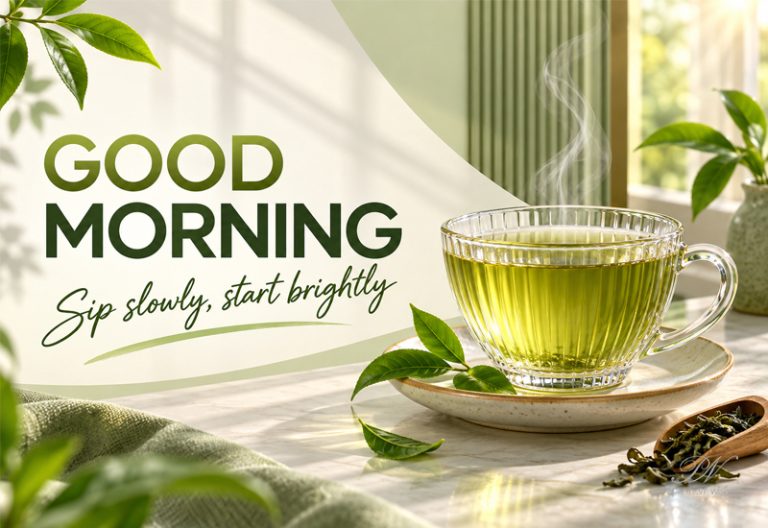 Good Morning – Sip Slowly, Start Brightly Good Morning – Sip Slowly, Start Brightly