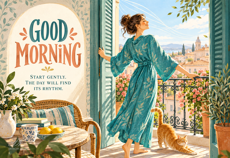 Good Morning – Start Gently, the Day Will Find Its Rhythm