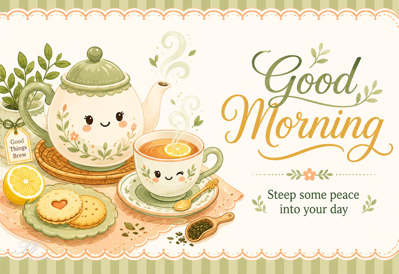 Good Morning – Steep Some Peace Into Your Day Good Morning – Steep Some Peace Into Your Day