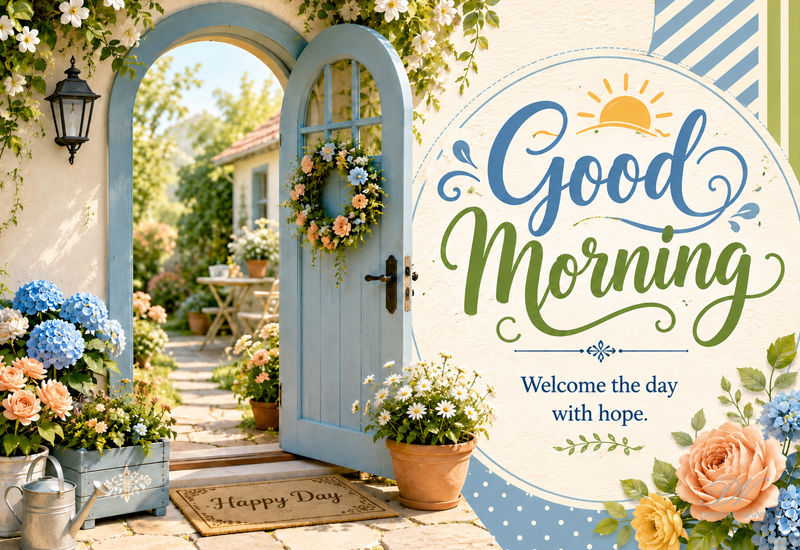 Good Morning – Welcome the Day With Hope