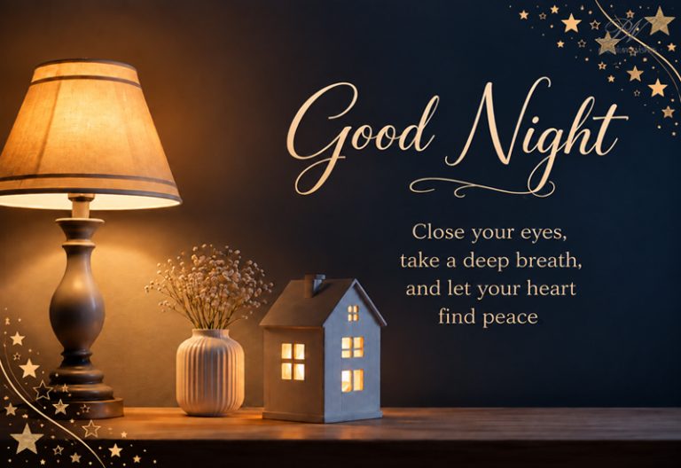Good Night – Close Your Eyes, Take a Deep Breath and Let Your Heart Find Peace Good Night – Close Your Eyes, Take a Deep Breath and Let Your Heart Find Peace