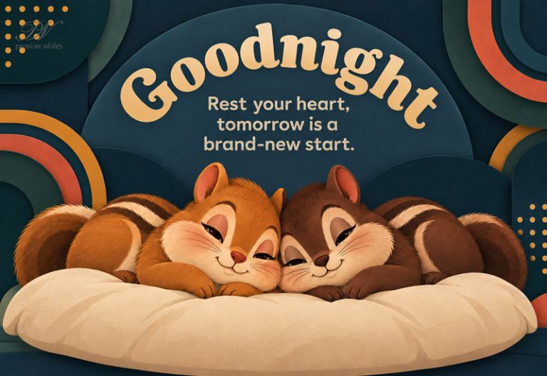 Good Night – Rest Your Heart, Tomorrow Is a Brand-New Start Good Night – Rest Your Heart, Tomorrow Is a Brand-New Start