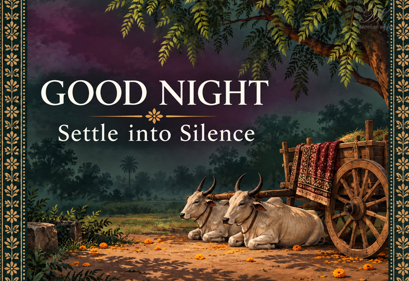 Good Night Settle Into Silence – Peaceful Night Wishes Good Night Settle Into Silence – Peaceful Night Wishes