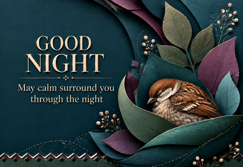 Good Night – May Calm Surround You Through the Night