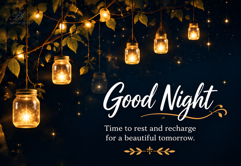 Good Night – Time to Rest and Recharge for a Beautiful Tomorrow