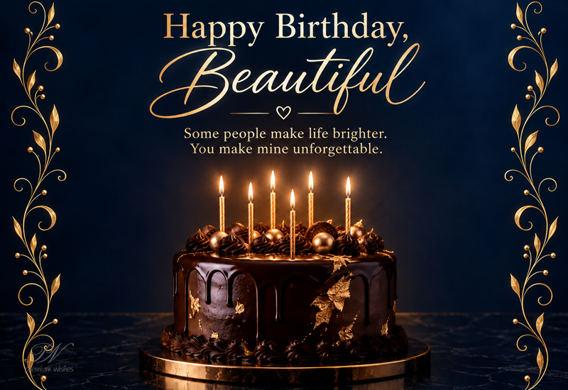 Happy Birthday Beautiful – You Make Mine Unforgettable Happy Birthday Beautiful – You Make Mine Unforgettable