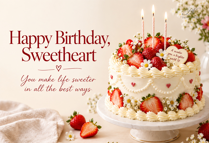 Happy Birthday Sweetheart – You Make Life Sweeter in All the Best Ways Happy Birthday Sweetheart – You Make Life Sweeter in All the Best Ways