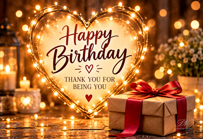 Happy Birthday Thank You for Being You