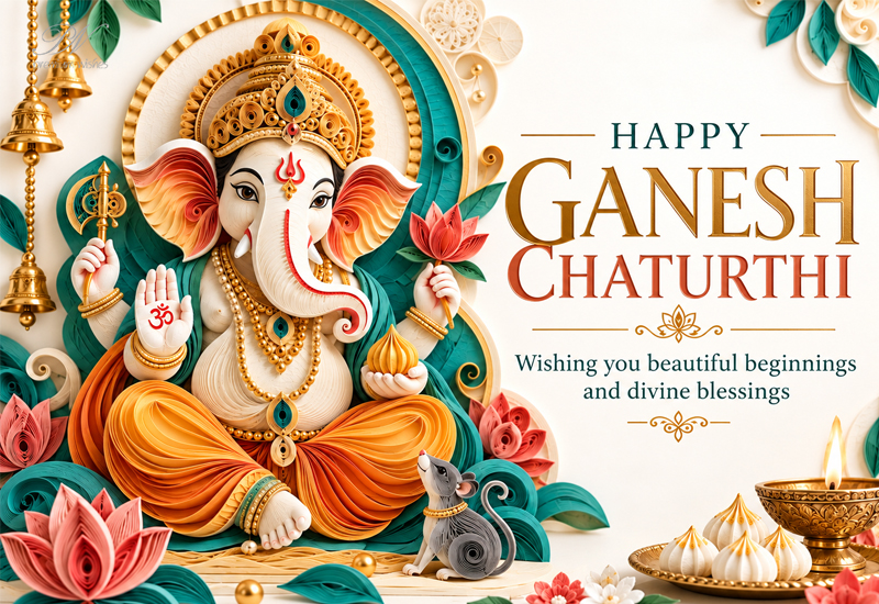 Happy Ganesh Chaturthi – Beautiful Beginnings and Divine Blessings Happy Ganesh Chaturthi – Beautiful Beginnings and Divine Blessings