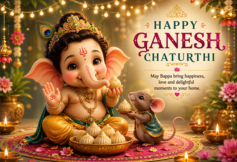 Happy Ganesh Chaturthi – May Bappa Bring Happiness, Love and Delightful Moments