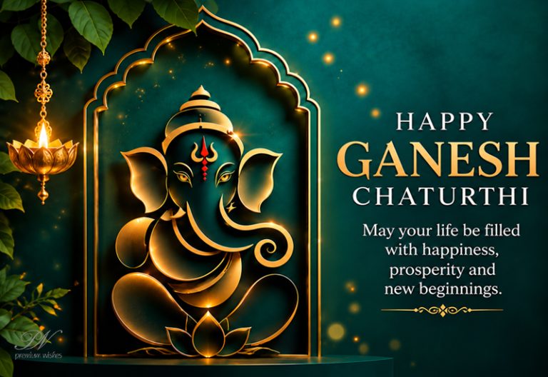 Happy Ganesh Chaturthi – Happiness, Prosperity and New Beginnings Happy Ganesh Chaturthi – Happiness, Prosperity and New Beginnings