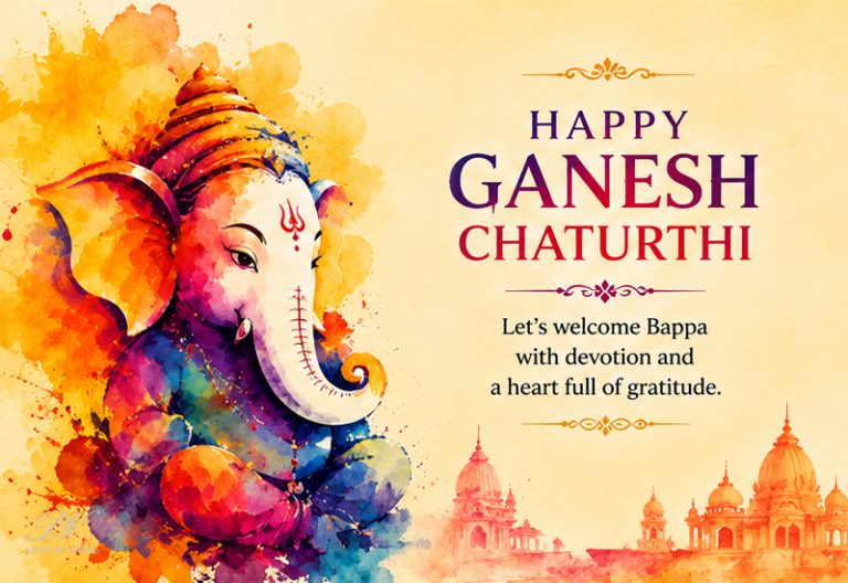 Happy Ganesh Chaturthi – Welcome Bappa With Devotion and Gratitude Happy Ganesh Chaturthi – Welcome Bappa With Devotion and Gratitude
