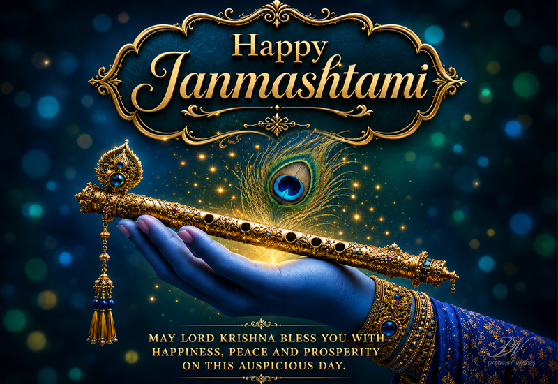 Happy Janmashtami – May Lord Krishna Bless You With Happiness, Peace and Prosperity