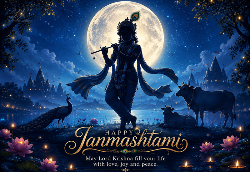 Happy Janmashtami – May Lord Krishna Fill Your Life With Love, Joy and Peace