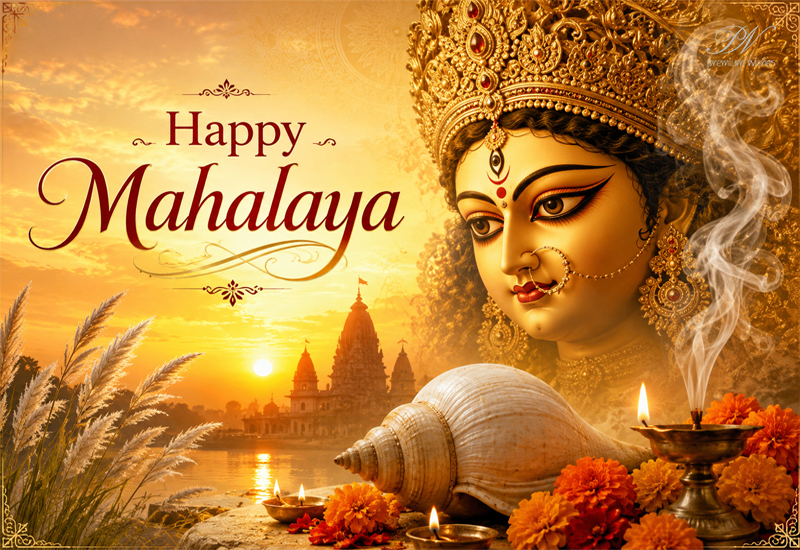 Happy Mahalaya 2026 – Durga Puja Greeting and Wishes