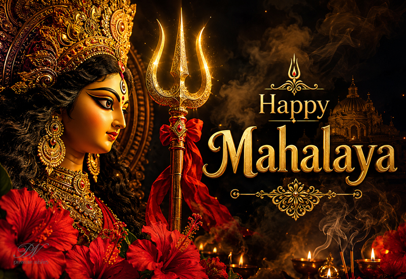 Happy Mahalaya – Divine Blessings of Maa Durga Happy Mahalaya – Divine Blessings of Maa Durga