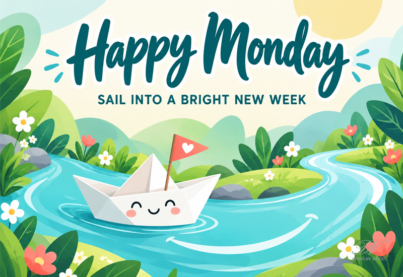 Happy Monday – Sail Into a Bright New Week Happy Monday – Sail Into a Bright New Week