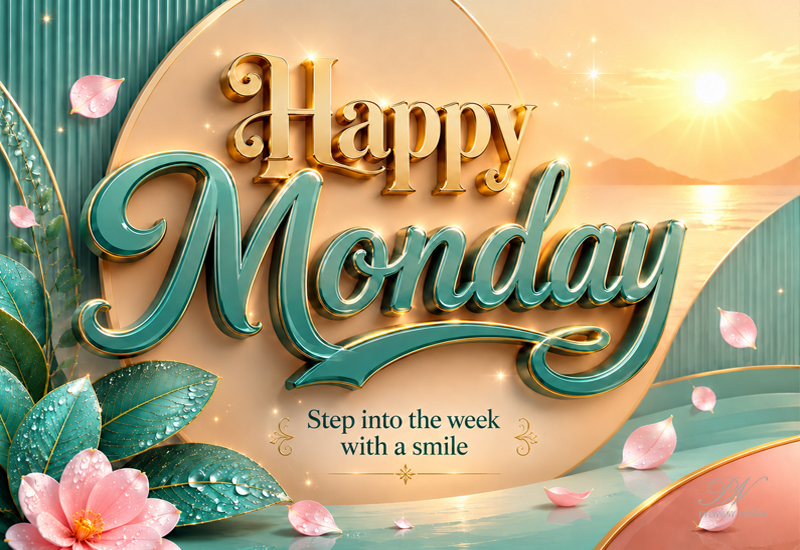 Happy Monday – Step Into the Week With a Smile Happy Monday – Step Into the Week With a Smile
