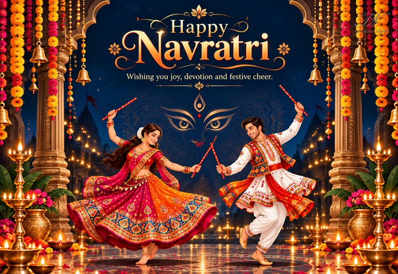 Happy Navratri – Wishing You Joy, Devotion and Festive Cheer