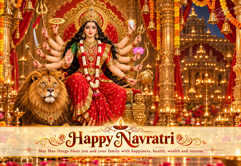Happy Navratri – Maa Durga Blessings and Wishes Happy Navratri – Maa Durga Blessings and Wishes