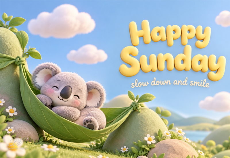 Happy Sunday – Slow Down and Smile