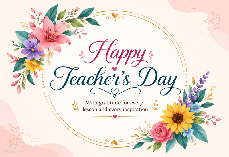 Happy Teacher’s Day – With Gratitude for Every Lesson and Every Inspiration