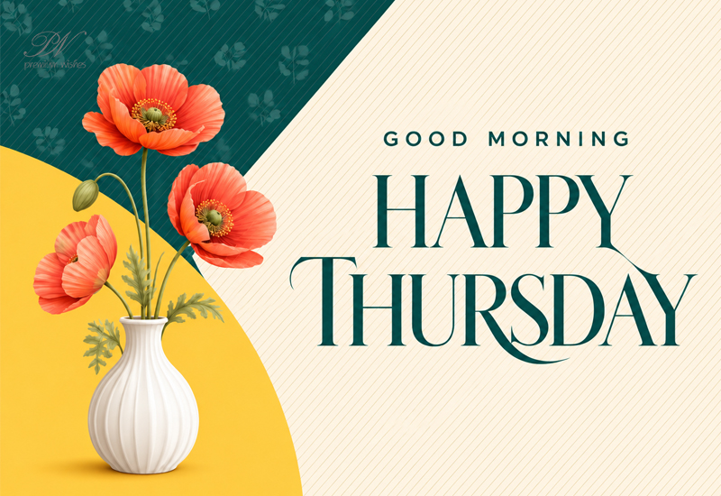 Happy Thursday Poppy Flowers