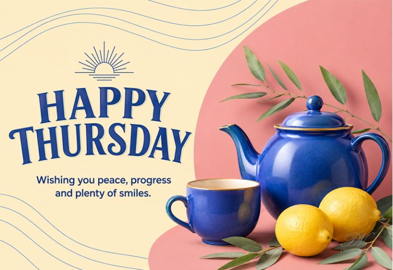 Happy Thursday – Wishing You Peace, Progress and Plenty of Smiles Happy Thursday – Wishing You Peace, Progress and Plenty of Smiles